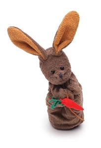 Hand puppet - rabbit Emil